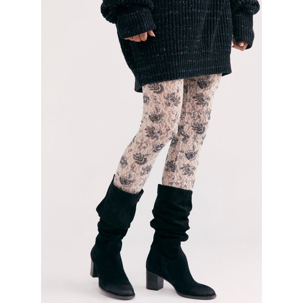 Like New Free People Cleo Slouch Boot / Black